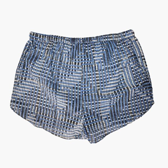 NWT BCBGeneration Blue Cotton Geometric Print Sleep Shorts Sz. M - Picture 5 of 9